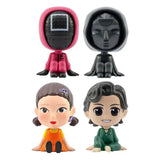 Squid Game Bobble Hero Wackelkopf-Figuren (Window Box Ver.) 6 cm Display (12) - Smalltinytoystore