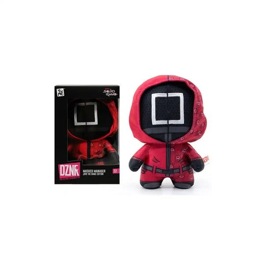 Squid Game DZNR Plüschfigur Masked Manager Join the Game Edition 18 cm - Smalltinytoystore