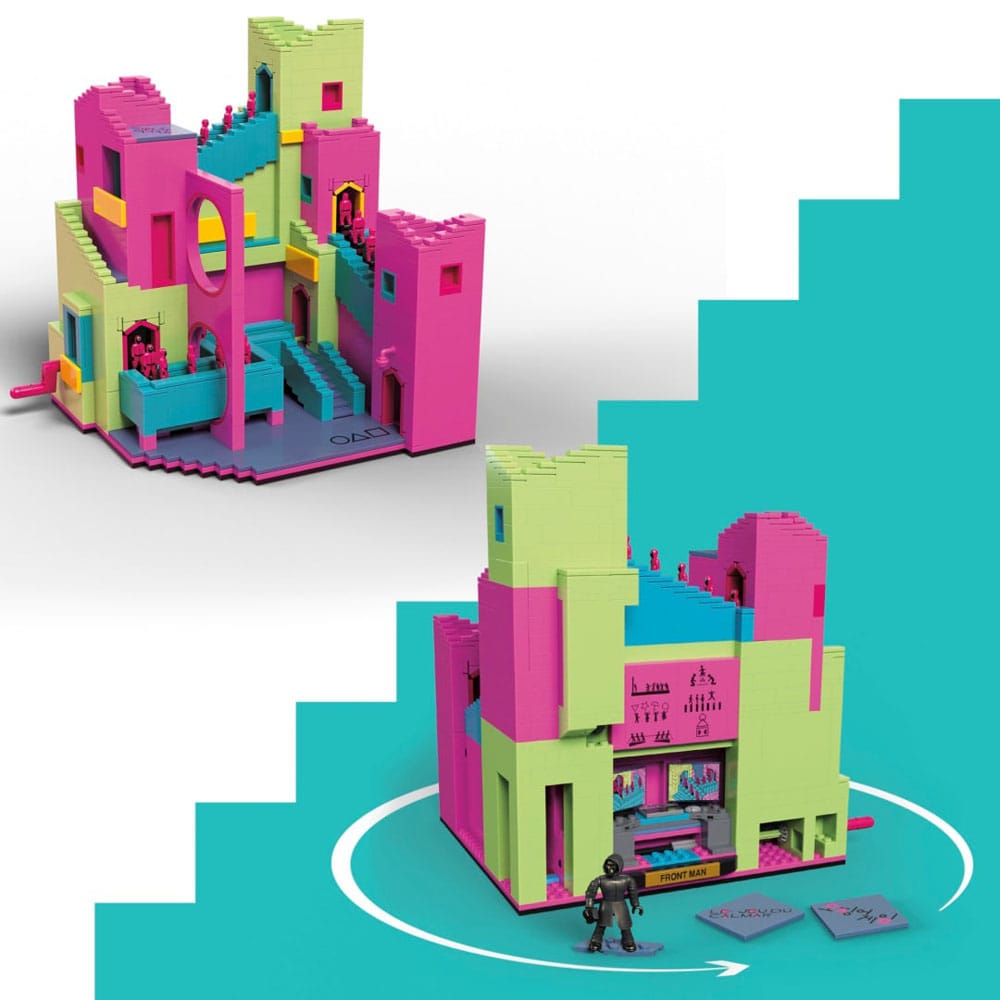 Squid Game MEGA Bauset Squid Game Treppenhaus - Smalltinytoystore