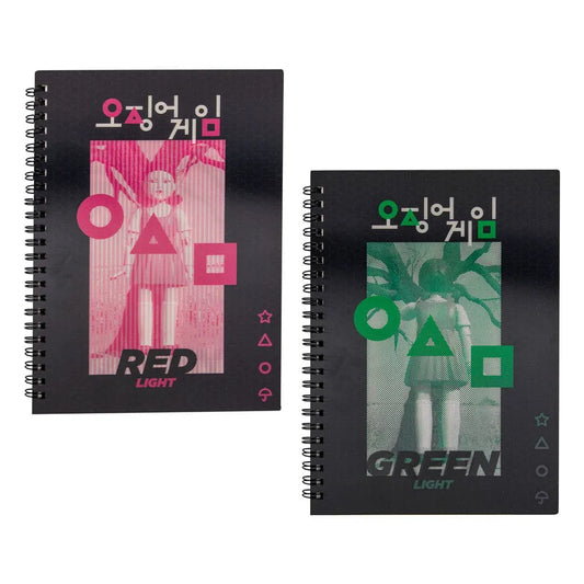 Squid Game Notizbuch Red light, green light - Smalltinytoystore