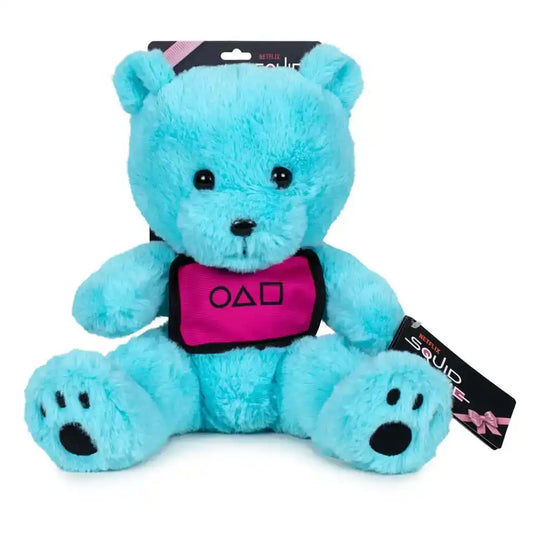 Squid Game Plüschfigur Teddy Bear mit Backing Card Verpackung 25 cm - Smalltinytoystore