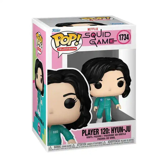 Squid Game POP! Television Vinyl Figur S3 Player 120: Hyun-ju 9 cm - Smalltinytoystore