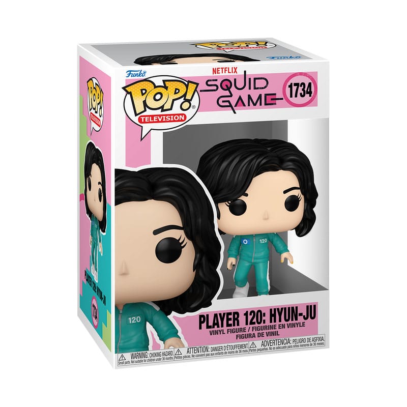 Squid Game POP! Television Vinyl Figur S3 Player 120: Hyun-ju 9 cm - Smalltinytoystore