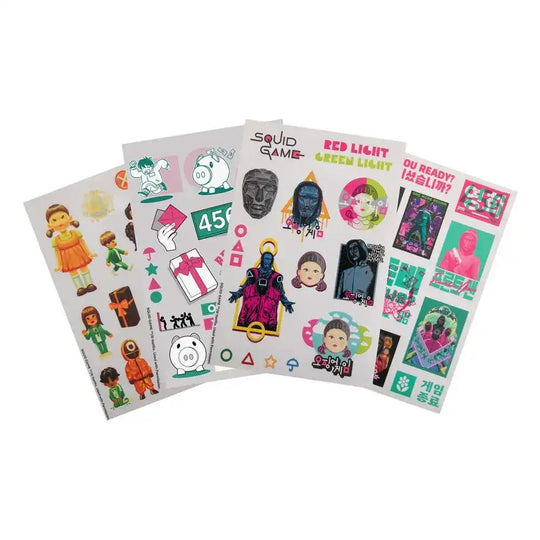 Squid Game Sticker Pack - Smalltinytoystore