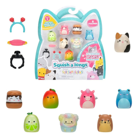 Squishmallow Squish a longs Minifiguren 8er-Pack Style 2 3 cm - Smalltinytoystore