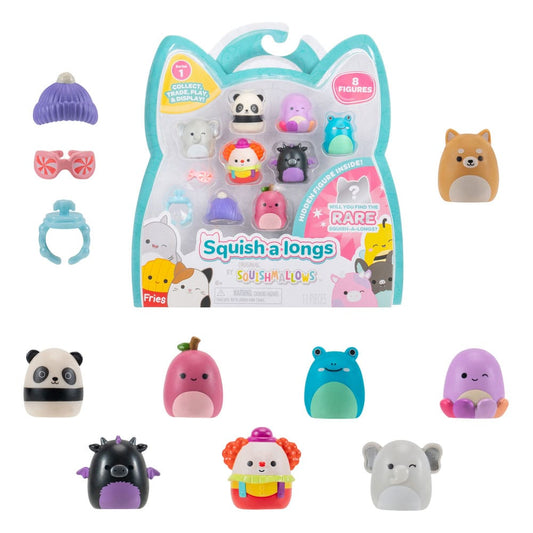 Squishmallow Squish a longs Minifiguren 8er-Pack Style 3 3 cm - Smalltinytoystore