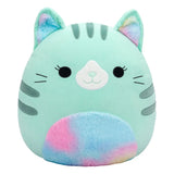 Squishmallows Plüschfigur Teal Cat with Tie-Dye Fuzzy Belly Corinna 50 cm - Smalltinytoystore