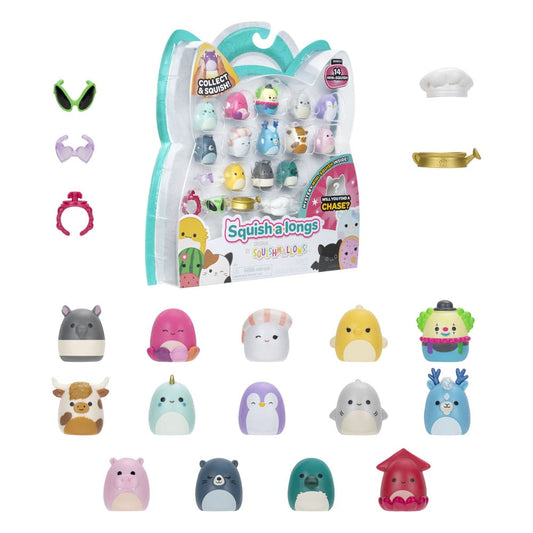 Squishmallows Squish-a-longs Minifiguren 14er Pack Set Series 2 Style 1 2,5 cm - Smalltinytoystore