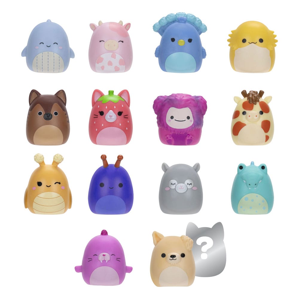 Squishmallows Squish-a-longs Minifiguren 14er Pack Set Series 2 Style 2 2,5 cm - Smalltinytoystore