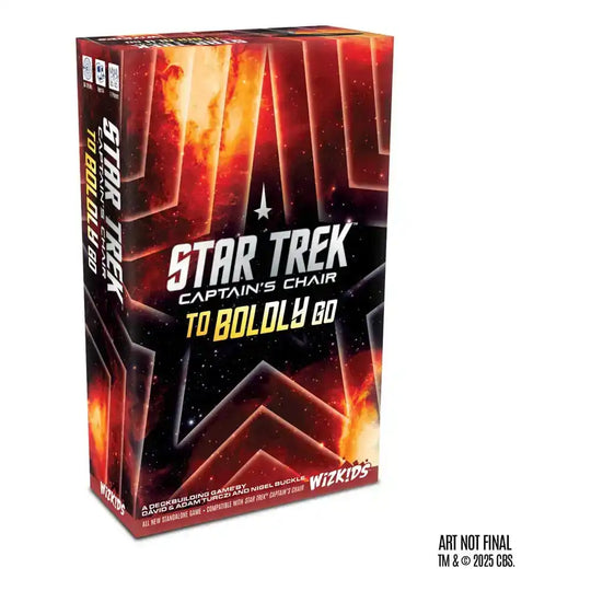 Star Trek: Captain's Chair Kartenspiel To Boldly Go *Englische Version* - Smalltinytoystore