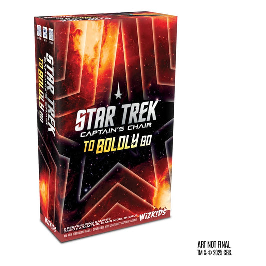 Star Trek: Captain's Chair Kartenspiel To Boldly Go *Englische Version* - Smalltinytoystore