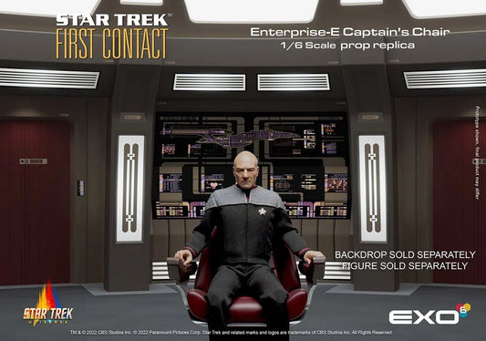 Star Trek: Der erste Kontakt Replik 1/6 Enterprise-E Captain's Chair 15 cm - Smalltinytoystore