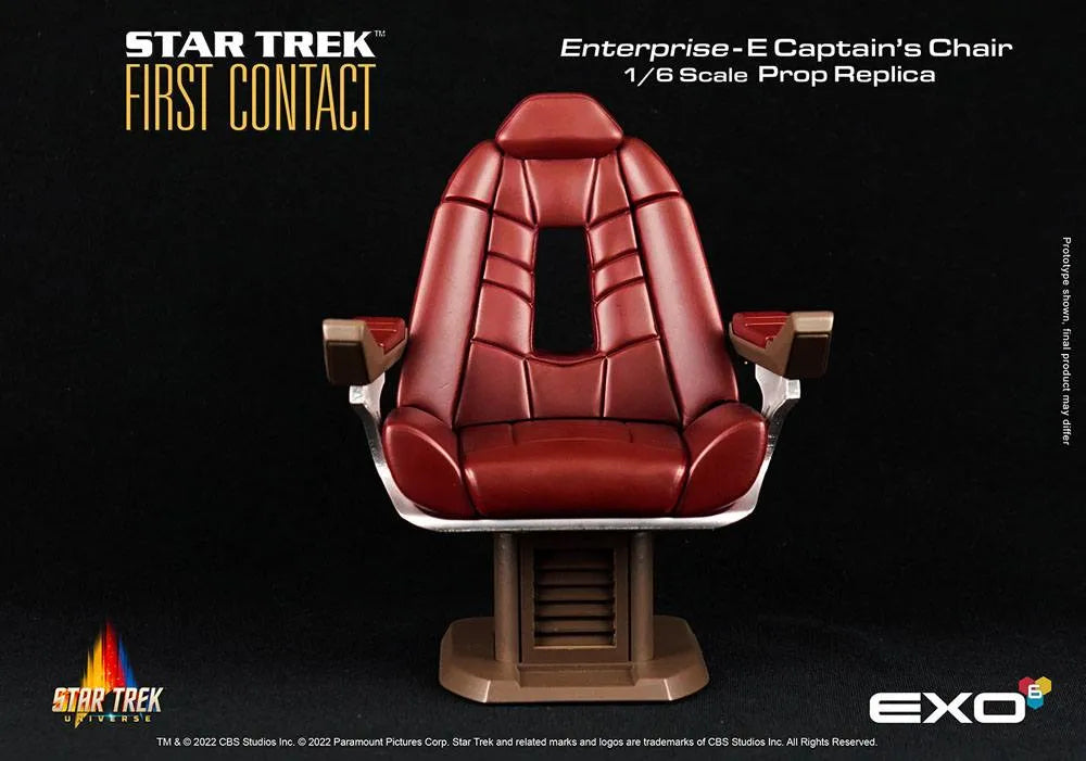 Star Trek: Der erste Kontakt Replik 1/6 Enterprise-E Captain's Chair 15 cm - Smalltinytoystore
