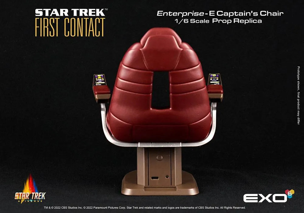 Star Trek: Der erste Kontakt Replik 1/6 Enterprise-E Captain's Chair 15 cm - Smalltinytoystore