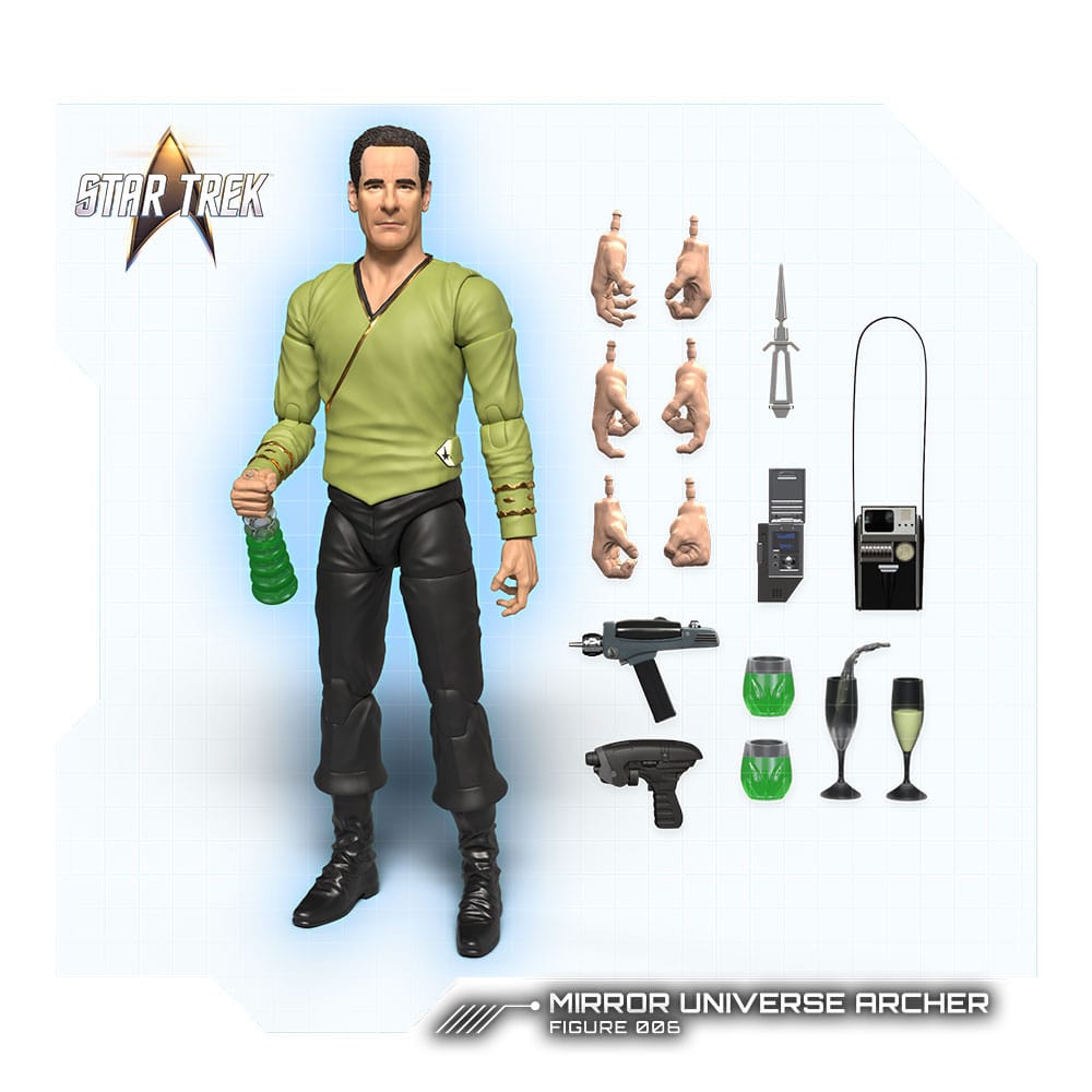 Star Trek: Enterprise Actionfigur 1/12 Mirror Universe Archer 16 cm - Smalltinytoystore
