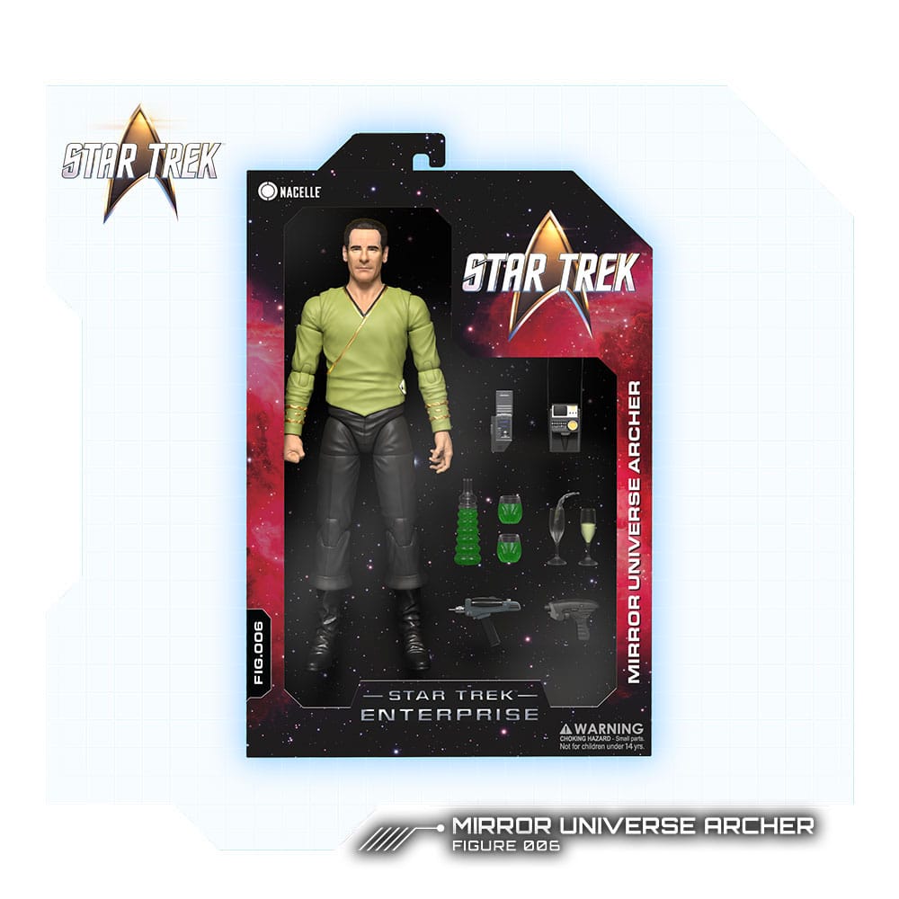 Star Trek: Enterprise Actionfigur 1/12 Mirror Universe Archer 16 cm - Smalltinytoystore