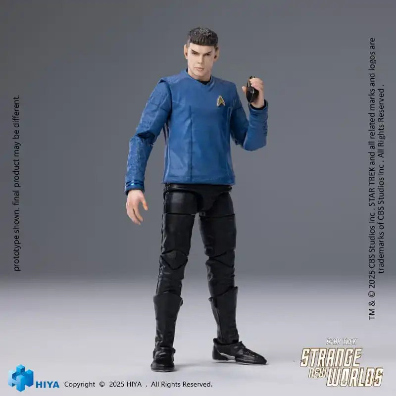 Star Trek Strange New Worlds Exquisite Mini Series Actionfigur 1/18 Spock 11 cm - Smalltinytoystore