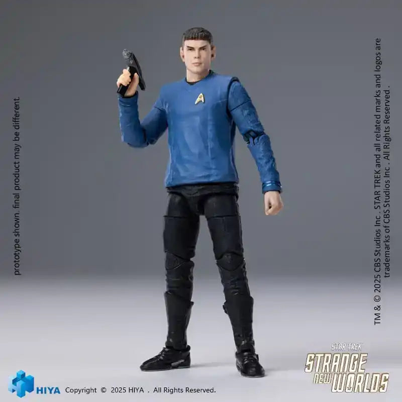 Star Trek Strange New Worlds Exquisite Mini Series Actionfigur 1/18 Spock 11 cm - Smalltinytoystore