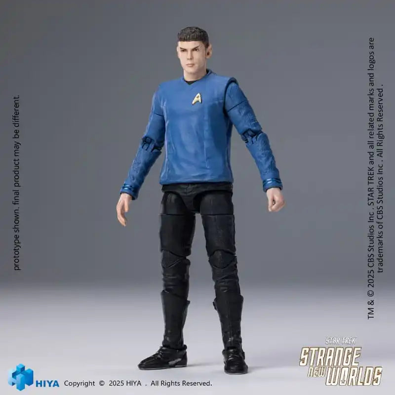 Star Trek Strange New Worlds Exquisite Mini Series Actionfigur 1/18 Spock 11 cm - Smalltinytoystore