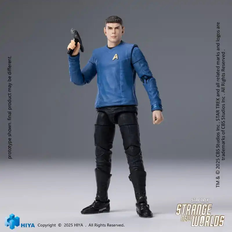 Star Trek Strange New Worlds Exquisite Mini Series Actionfigur 1/18 Spock 11 cm - Smalltinytoystore