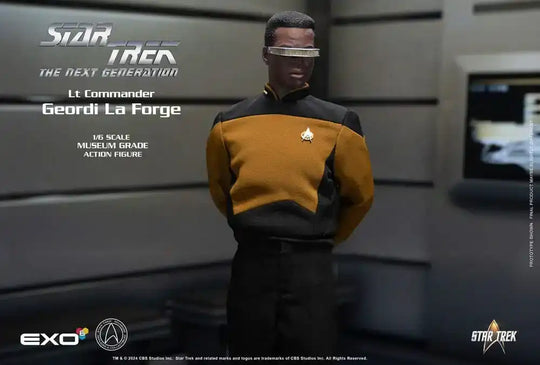 Star Trek: The Next Generation Actionfigur 1/6 Lt. Commander Geordi La Forge (Essentials Version) 28 cm - Smalltinytoystore