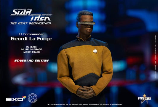 Star Trek: The Next Generation Actionfigur 1/6 Lt. Commander Geordi La Forge (Standard Version) 28 cm - Smalltinytoystore