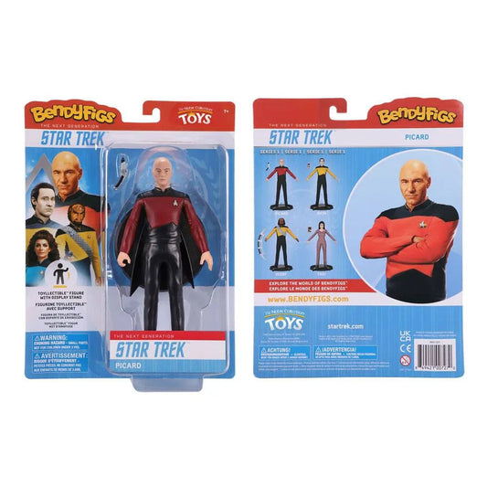 Star Trek: The Next Generation Bendyfigs Biegefigur Capt. Picard 19 cm - Smalltinytoystore