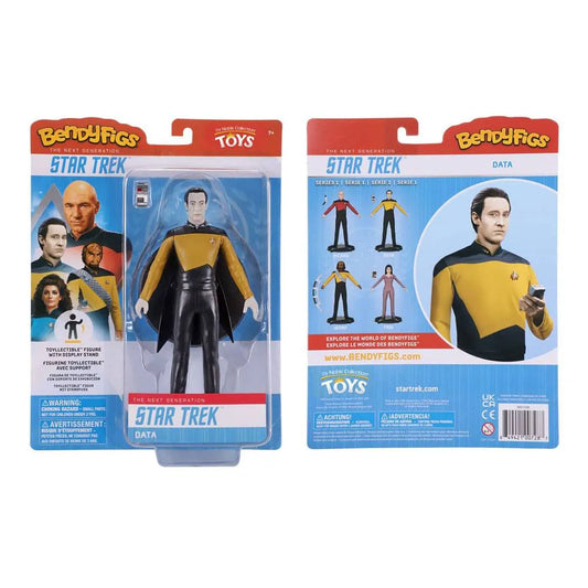 Star Trek: The Next Generation Bendyfigs Biegefigur Lt. Cmdr. Data 19 cm - Smalltinytoystore