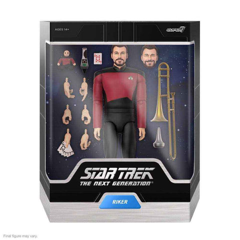 Star Trek The Next Generation Ultimates Commander Riker 18 cm - Smalltinytoystore