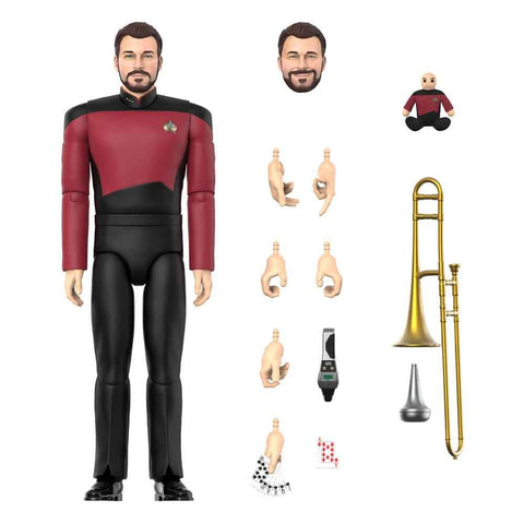 Star Trek The Next Generation Ultimates Commander Riker 18 cm - Smalltinytoystore