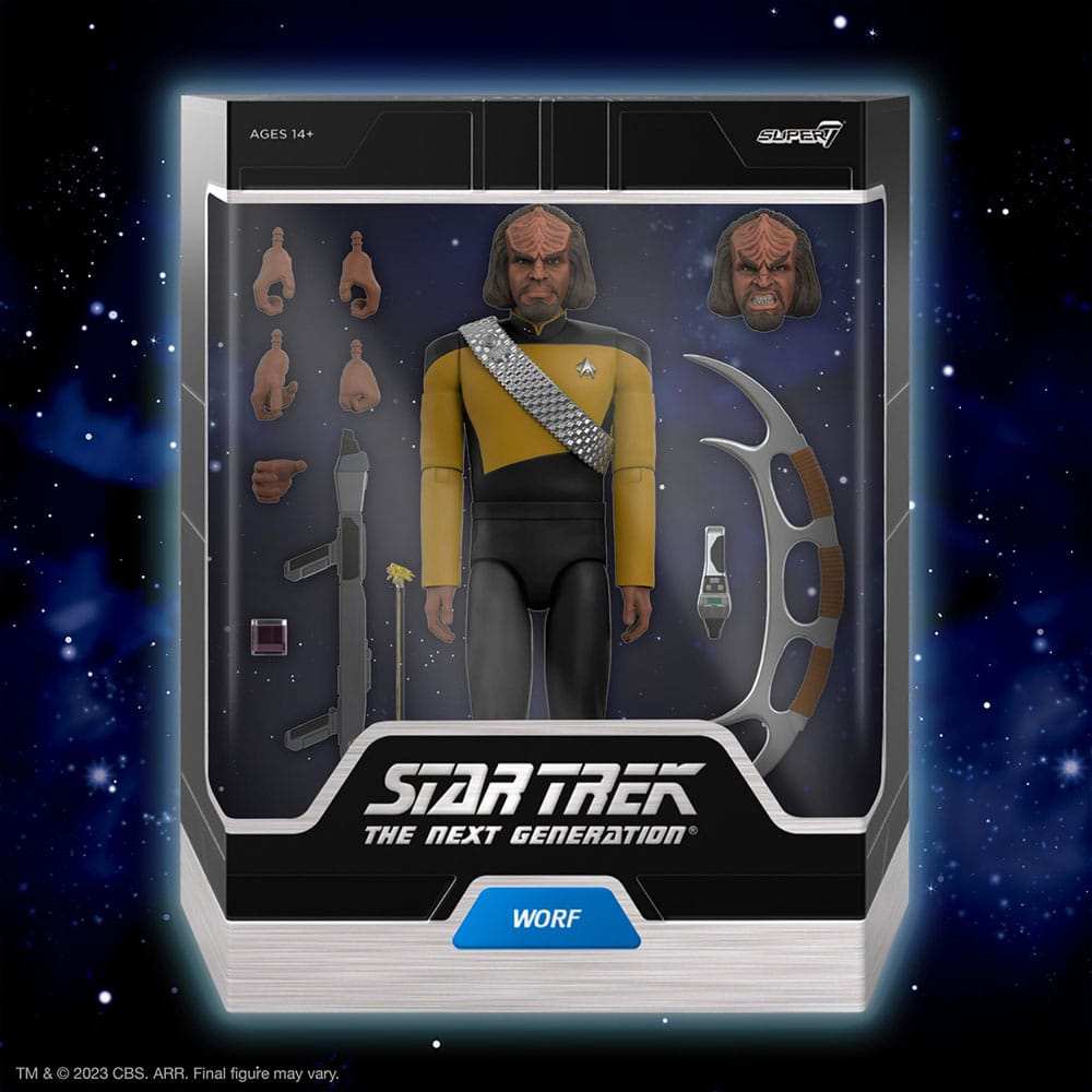 Star Trek The Next Generation Ultimates Worf 18 cm - Smalltinytoystore
