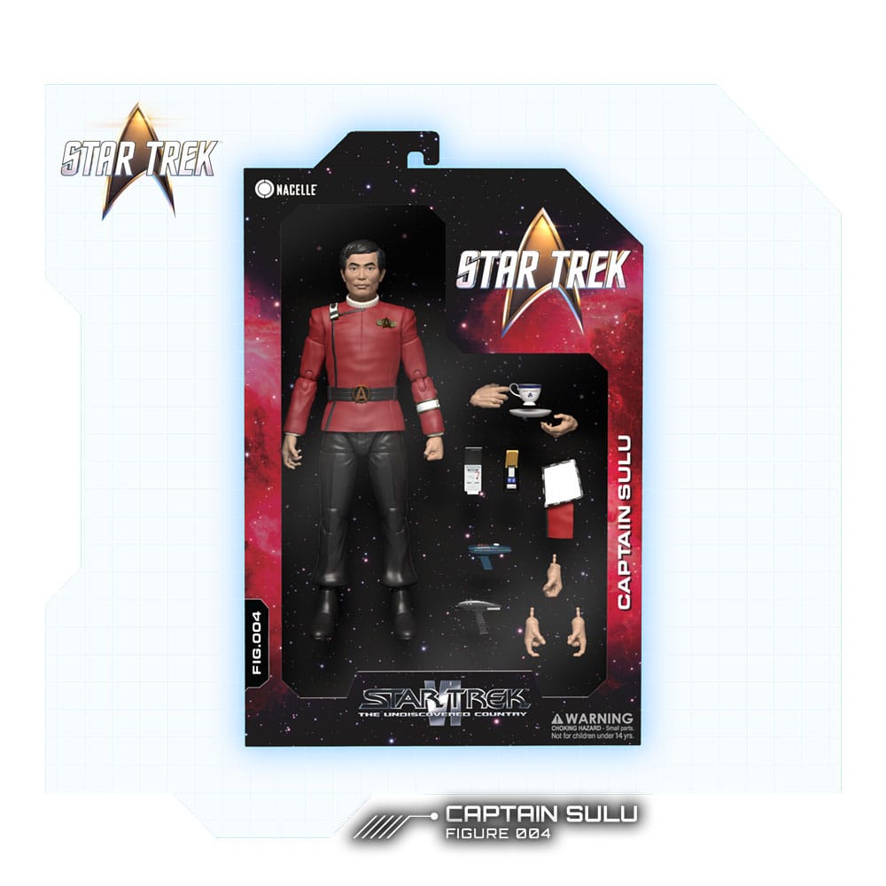Star Trek VI: Das unentdeckte Land Actionfigur 1/12 Captain Sulu 16 cm - Smalltinytoystore