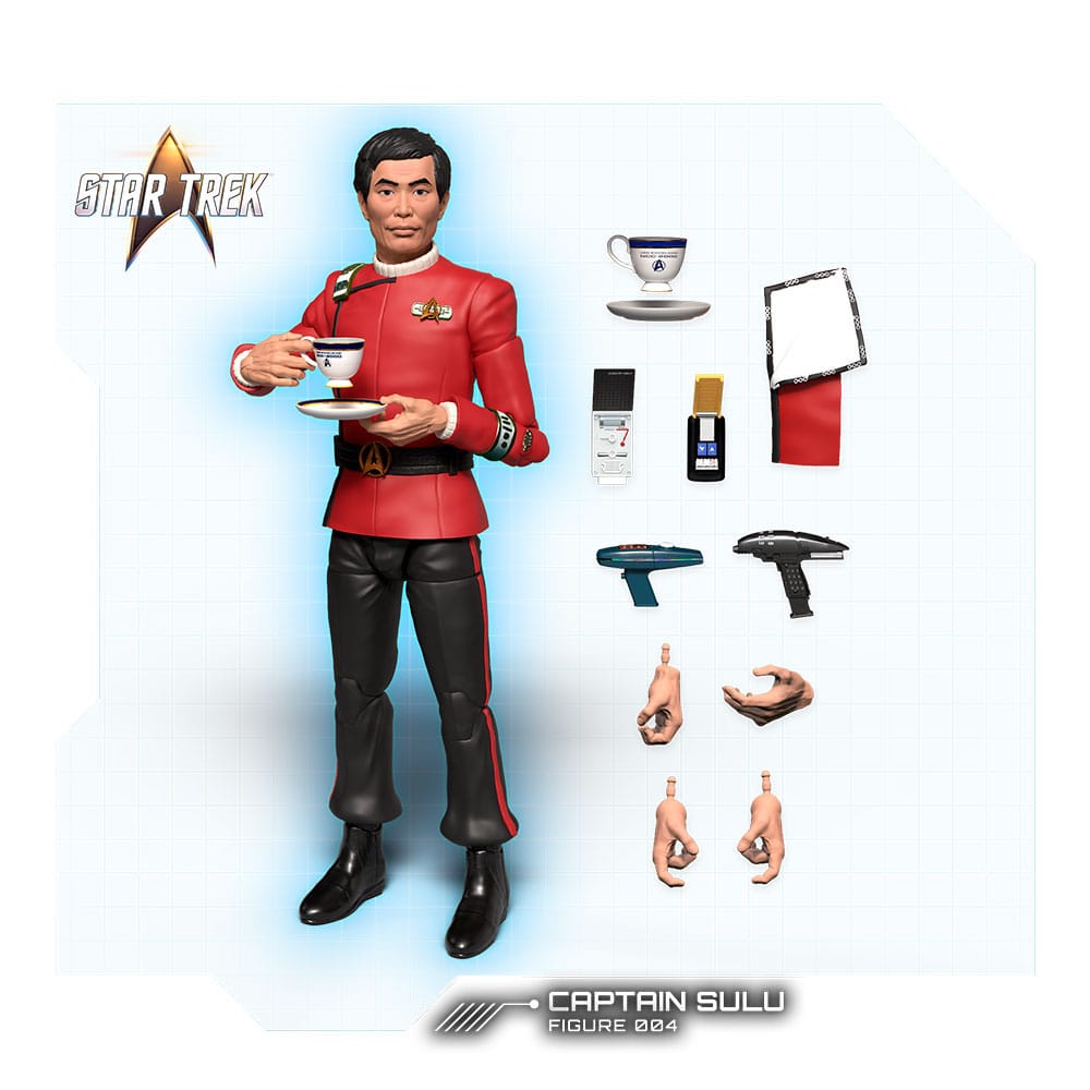 Star Trek VI: Das unentdeckte Land Actionfigur 1/12 Captain Sulu 16 cm - Smalltinytoystore