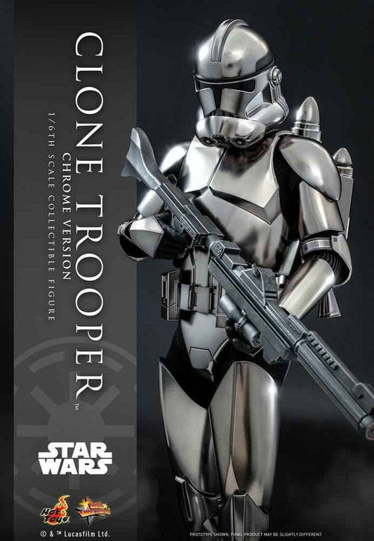 Star Wars 1/6 Clone Trooper (Chrome Version) 30 cm - Smalltinytoystore