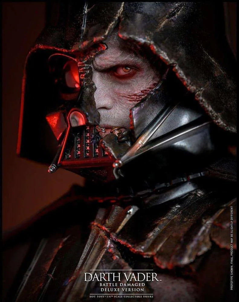 Star Wars 1/6 Darth Vader (Battle Damaged) Deluxe Version HOT TOYS - Smalltinytoystore
