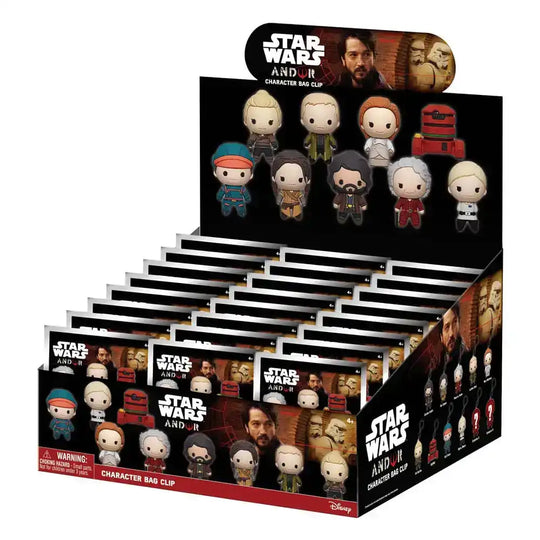 Star Wars 3D PVC-Taschenanhänger Andor Display  (24)