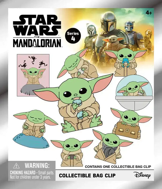 Star Wars 3D PVC-Taschenanhänger Best of Grogu Serie 1 Display (24) - Smalltinytoystore