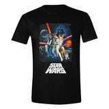 Star Wars A New Hope T-Shirt Retro Poster Größe XL - Smalltinytoystore