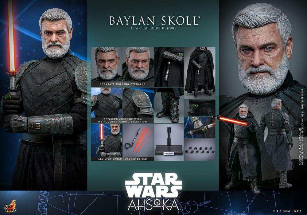 Star Wars Ahsoka Actionfigur 1/6 Baylan Skoll 32 cm HOT TOYS - Smalltinytoystore