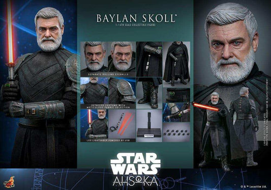 Star Wars Ahsoka Actionfigur 1/6 Baylan Skoll 32 cm HOT TOYS - Smalltinytoystore