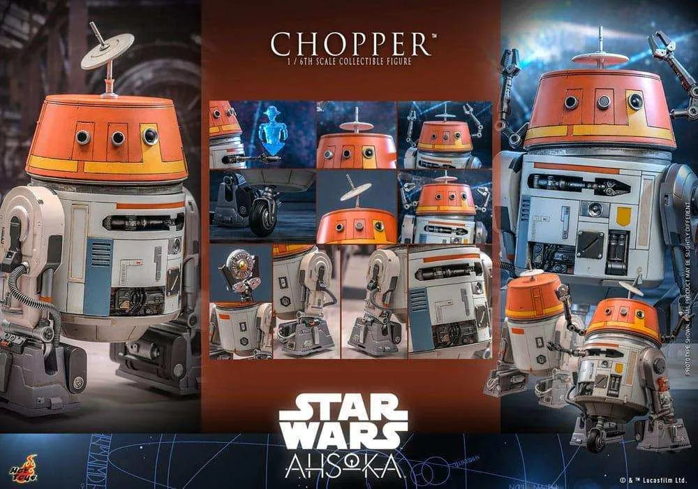 Star Wars Ahsoka Actionfigur 1/6 Chopper 18 cm HOT TOYS - Smalltinytoystore