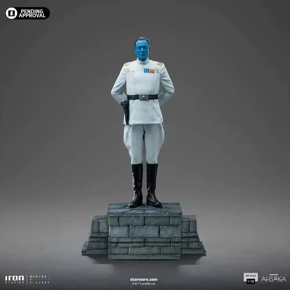 Star Wars Ahsoka Art Scale Statue 1/10 Grand Admiral Thrawn 25 cm - Smalltinytoystore