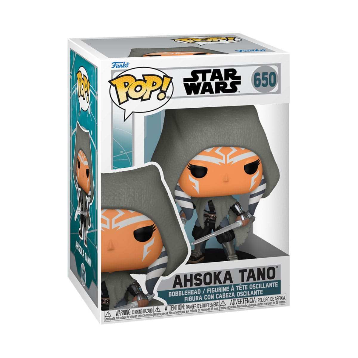 Star Wars: Ahsoka POP! Vinyl Figur Ahsoka Tano 9 cm - Smalltinytoystore