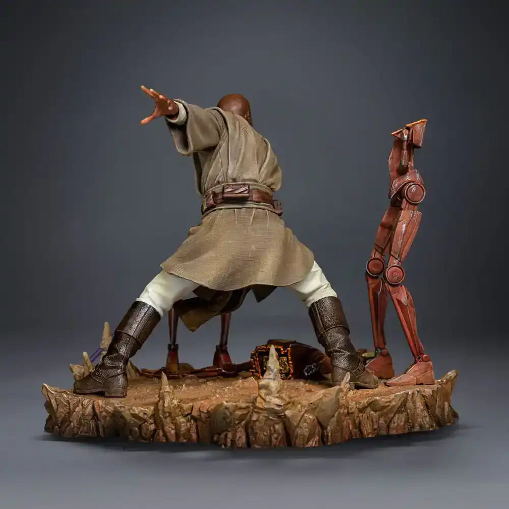 Star Wars Art Scale Statue 1/10 Mace Windu 18 cm - Smalltinytoystore