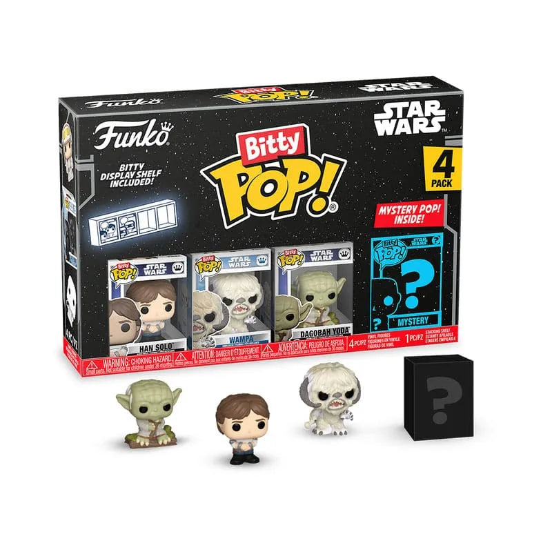 Star Wars Bitty POP! Vinyl Figuren 4er-Pack Han 2,5 cm - Smalltinytoystore