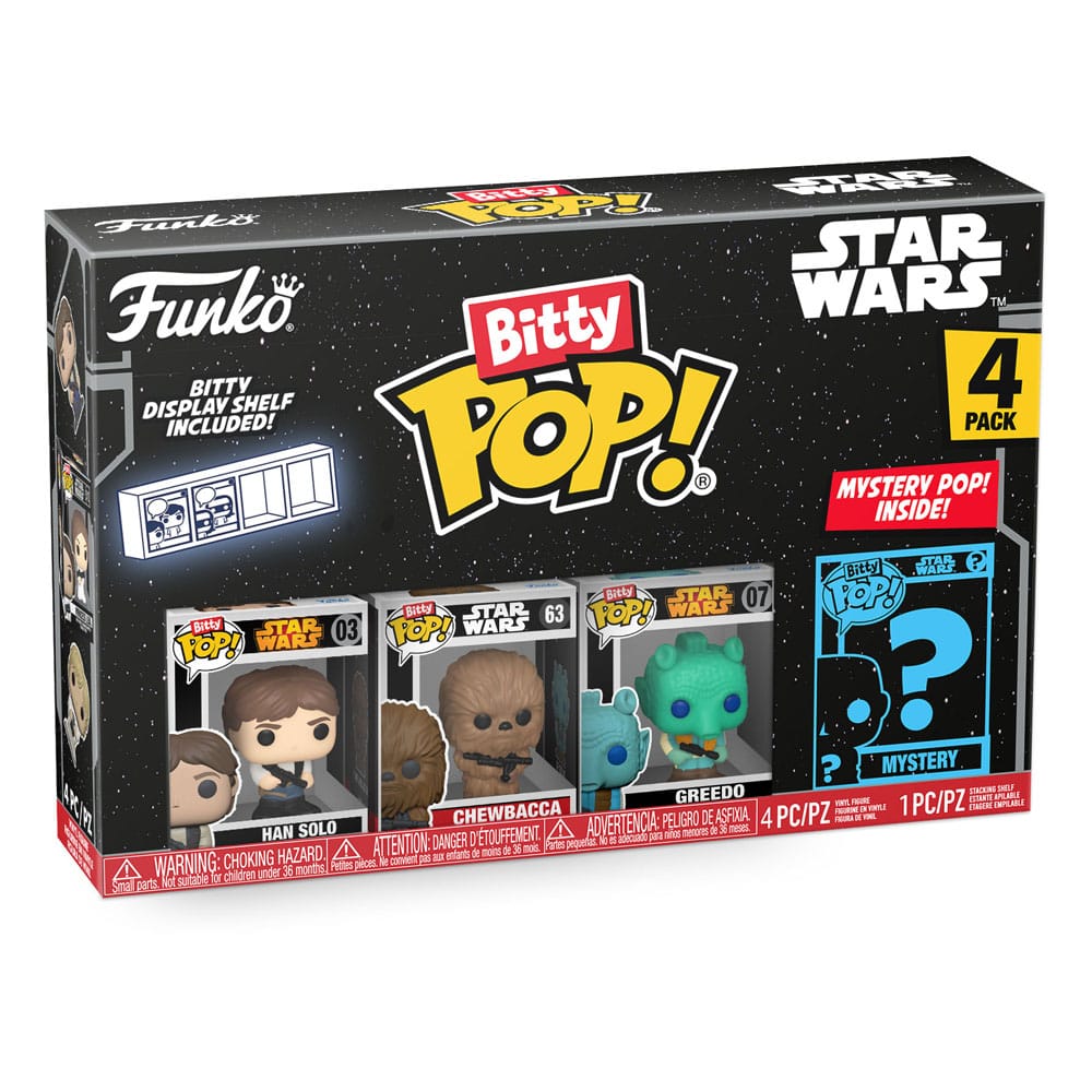 Star Wars Bitty POP! Vinyl Figuren 4er-Pack Han Solo 2,5 cm - Smalltinytoystore