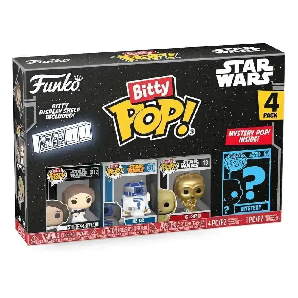 Star Wars Bitty POP! Vinyl Figuren 4er-Pack Leia 2,5 cm - Smalltinytoystore