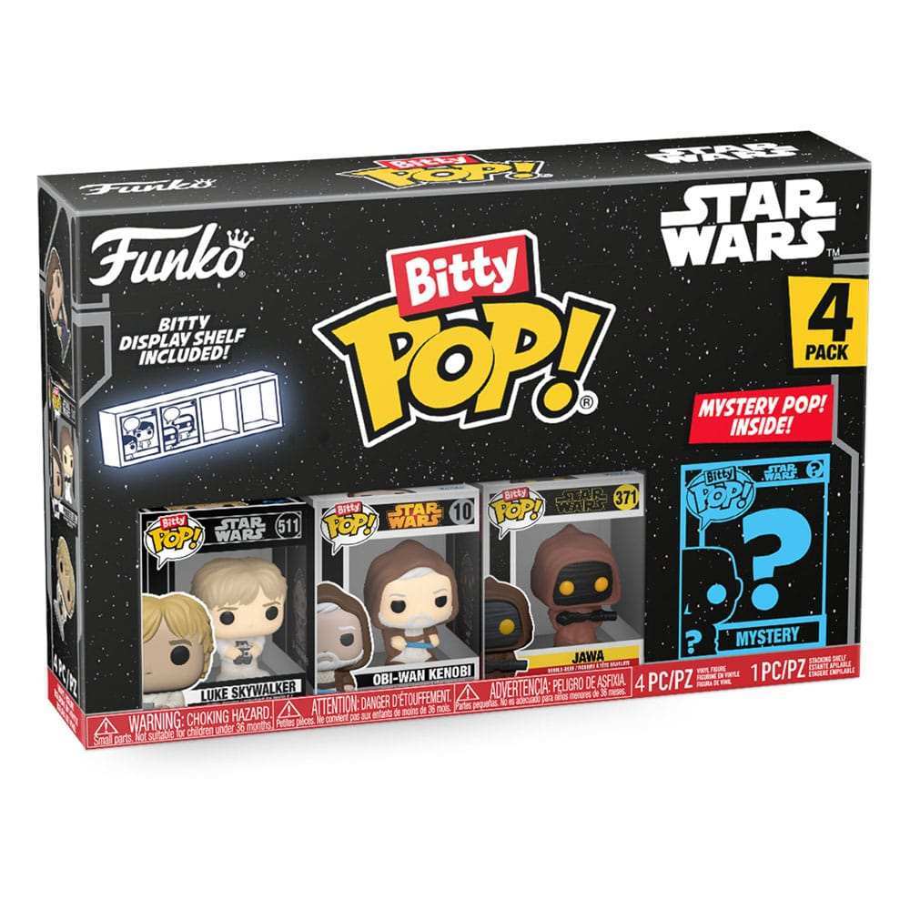 Star Wars Bitty POP! Vinyl Figuren 4er-Pack Luke 2,5 cm - Smalltinytoystore