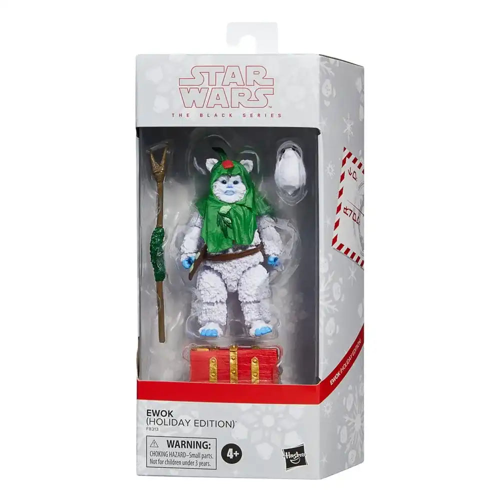 Star Wars Black Series Actionfigur Ewok (Holiday Edition) 15 cm - Smalltinytoystore