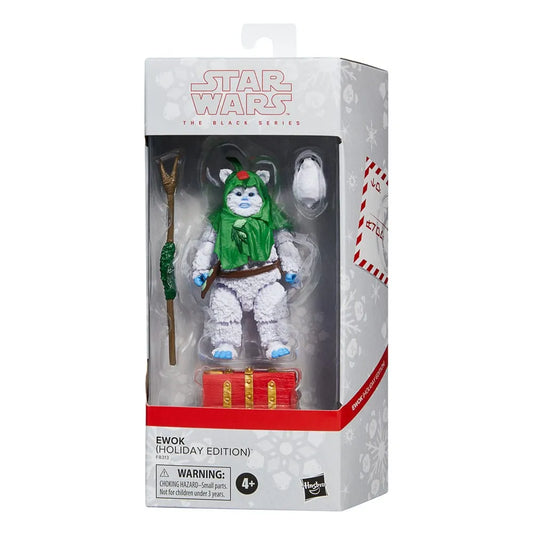 Star Wars Black Series Actionfigur Ewok (Holiday Edition) 15 cm - Smalltinytoystore